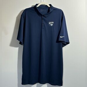 Nike Golf Shirt Mens XXL LAS VEGAS PAIUTE Golf Polo Short Sleeve Navy Blue